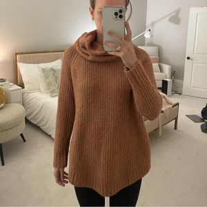 Nectar Clothing orange turtleneck sweater